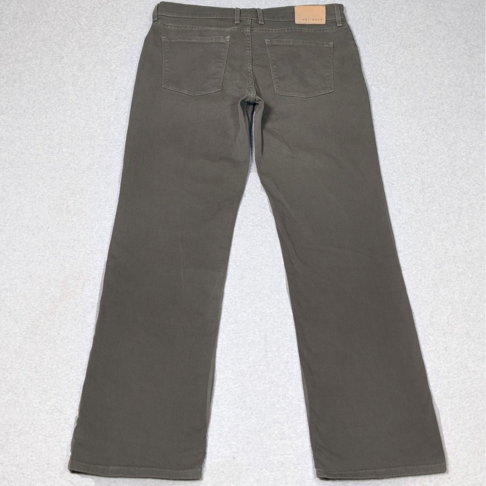Mott & Bow Mercer Straight Jeans Mens Size 36x32 Military Green - Picture 2 of 13